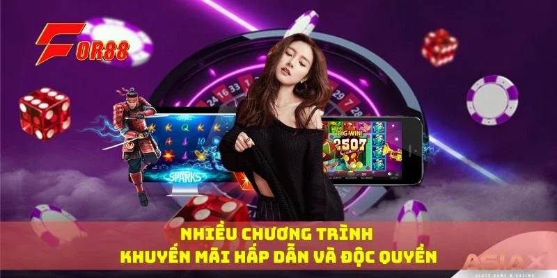 Nhiều chương trình khuyến mãi hấp dẫn và độc quyền